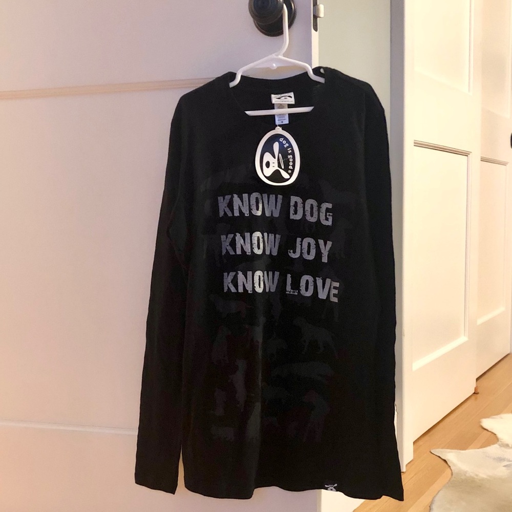 ‼️SOLD‼️ NWT If you ♥️ dogs! Long Sleeve T-shirt M - Picture 3 of 7